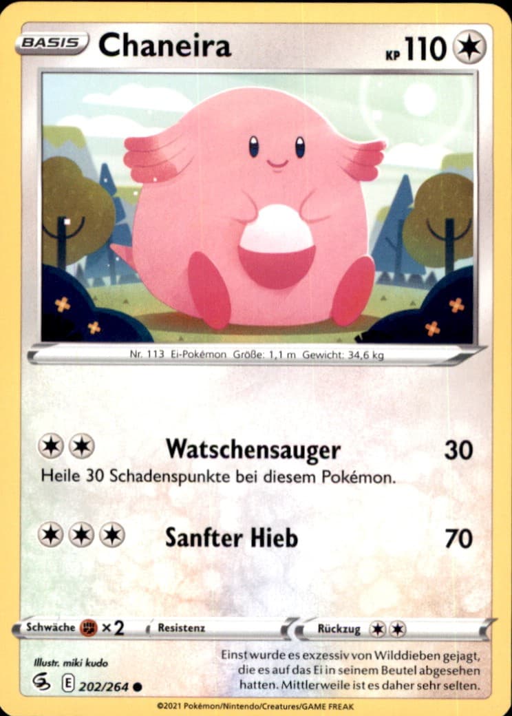 Pokemon - 202/264 - Chaneira - Common Fusionsangriff