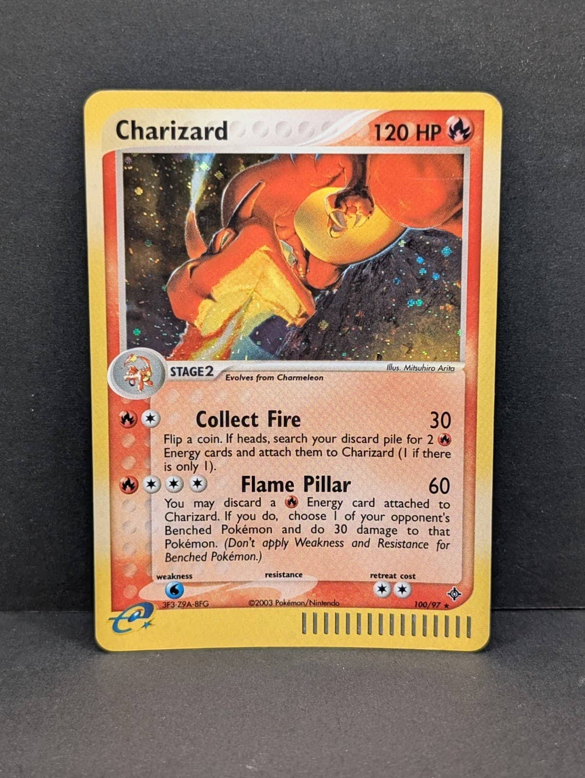 Charizard 100/97 Dragon Holo Ultra Secret Rare Pokemon TCG Nintendo vintage LP+
