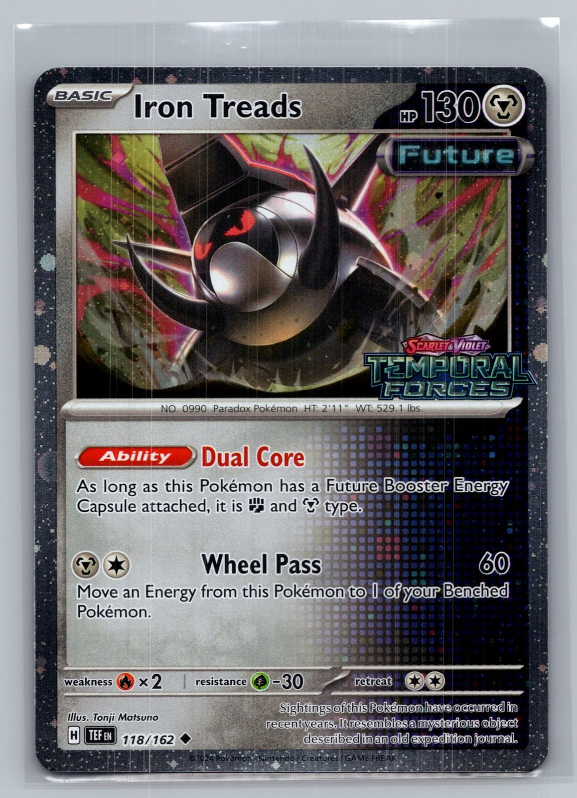 Iron Treads #118/162 2024 Temporal Forces Pokemon TCG