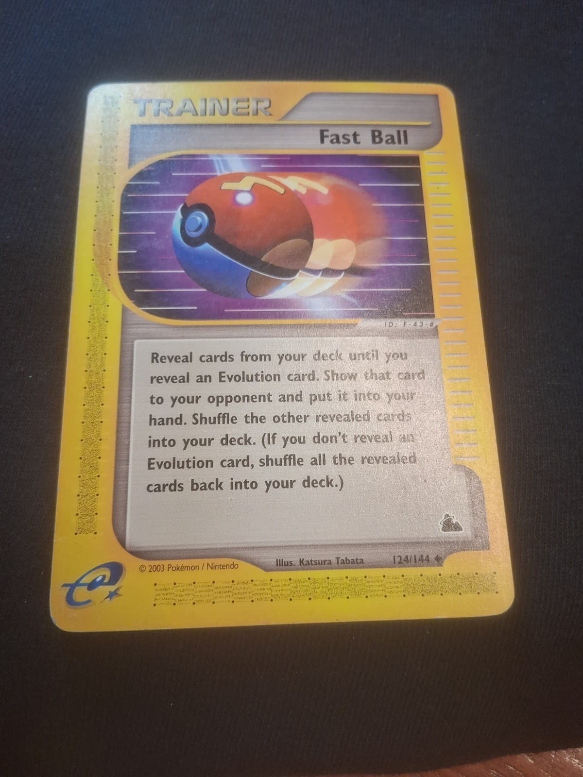 Pokemon Card - Fast Ball Skyridge 124/144 Uncommon