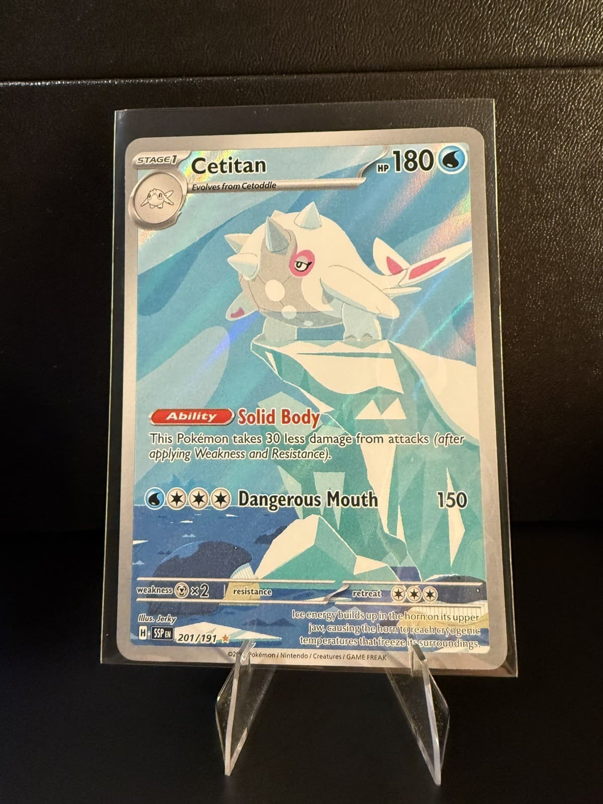 Cetitan 201/191 Illustration Rare Surging Sparks Pokemon TCG NM