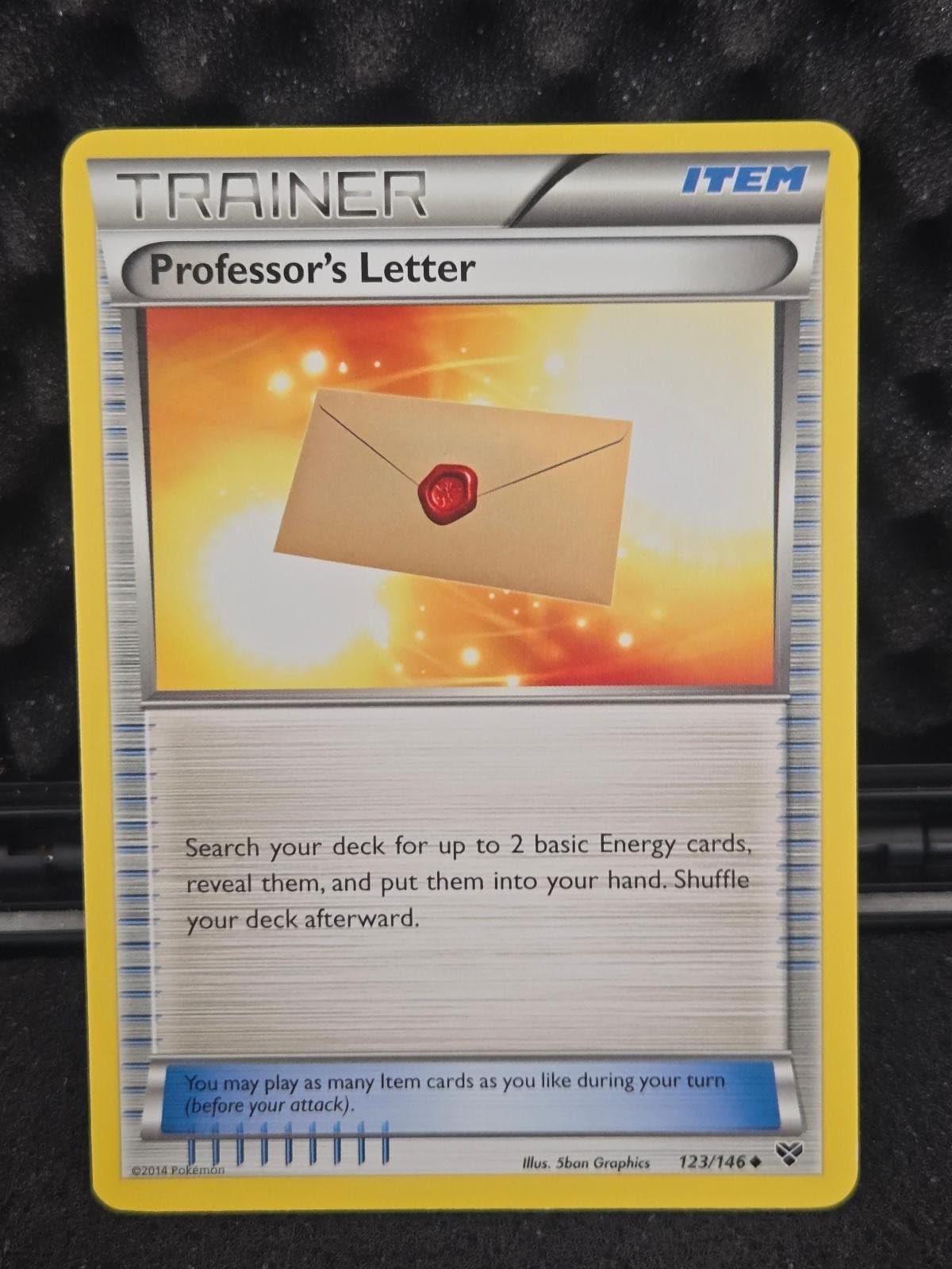 Professor's Letter 123/146 Uncommon XY Base Set Pokemon Lightly Played