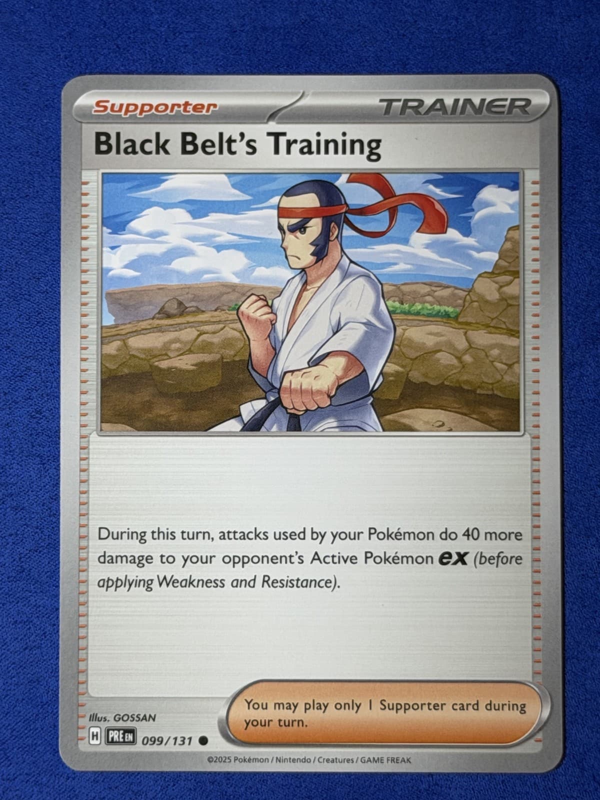 Black Belt's Training - Pokemon Prismatic Evolutions #99 NM