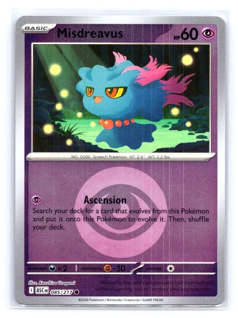 Misdreavus [Energy] #85 Pokemon Ascended Heroes 