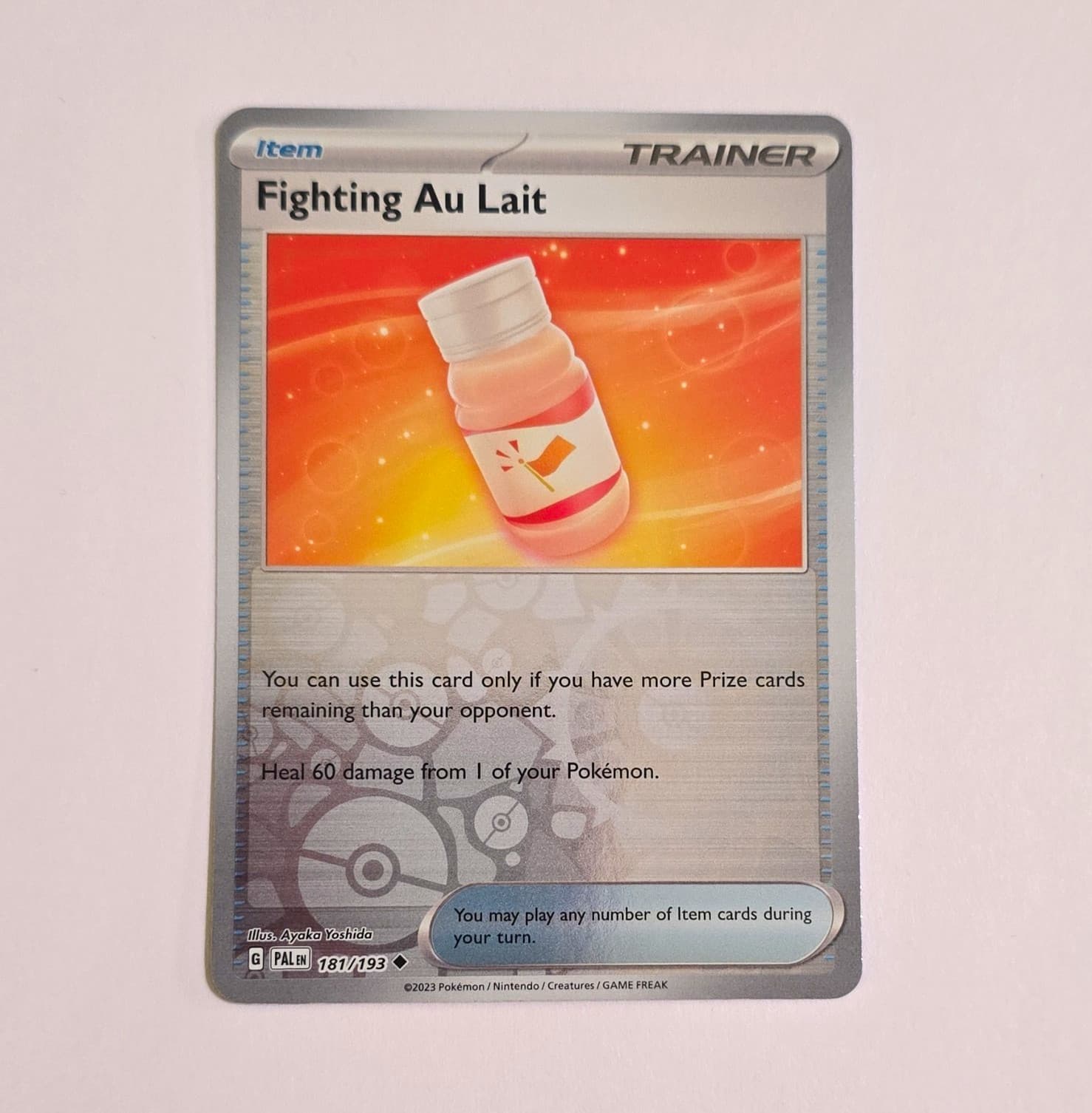 The Pokémon Company Fighting Au Lait Paldea Evolved 181/193 Trainer Item Eng