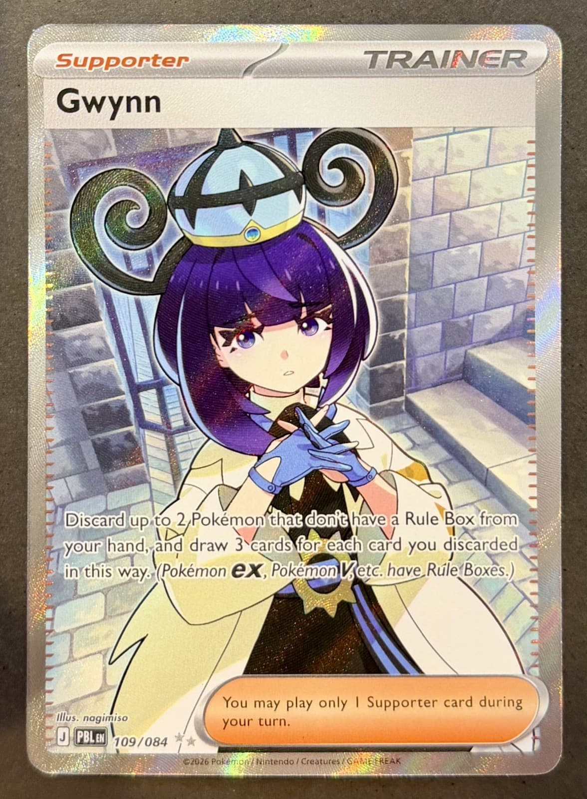 Pokémon: Pitch Black Gwynn 109/084 - Near Mint