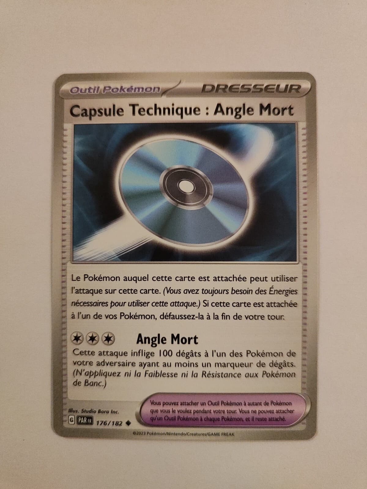 Carte Pokemon - Capsule Technique : Angle Mort 176/182 - Faille Paradoxe