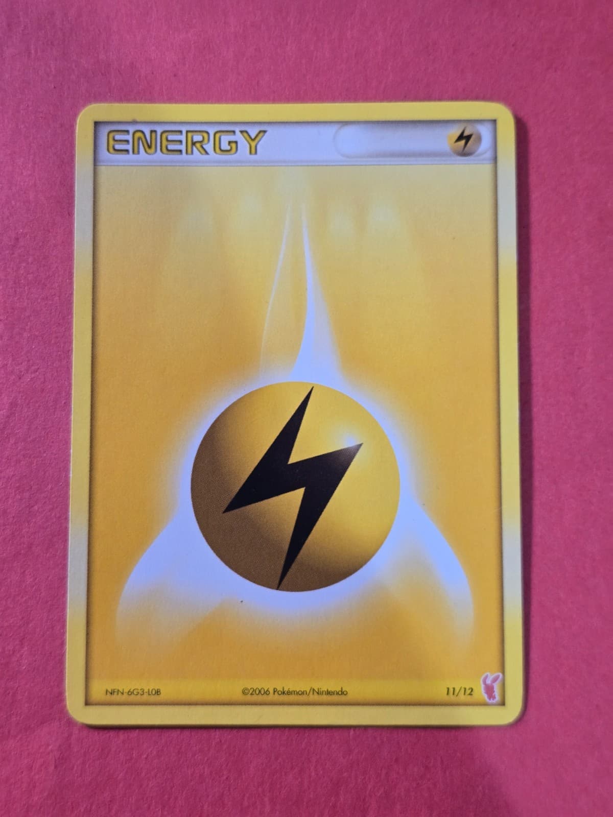2005 Pokemon EX Trainer Kit 2 Plusle Half Deck #11 Lightning Energy, cd1