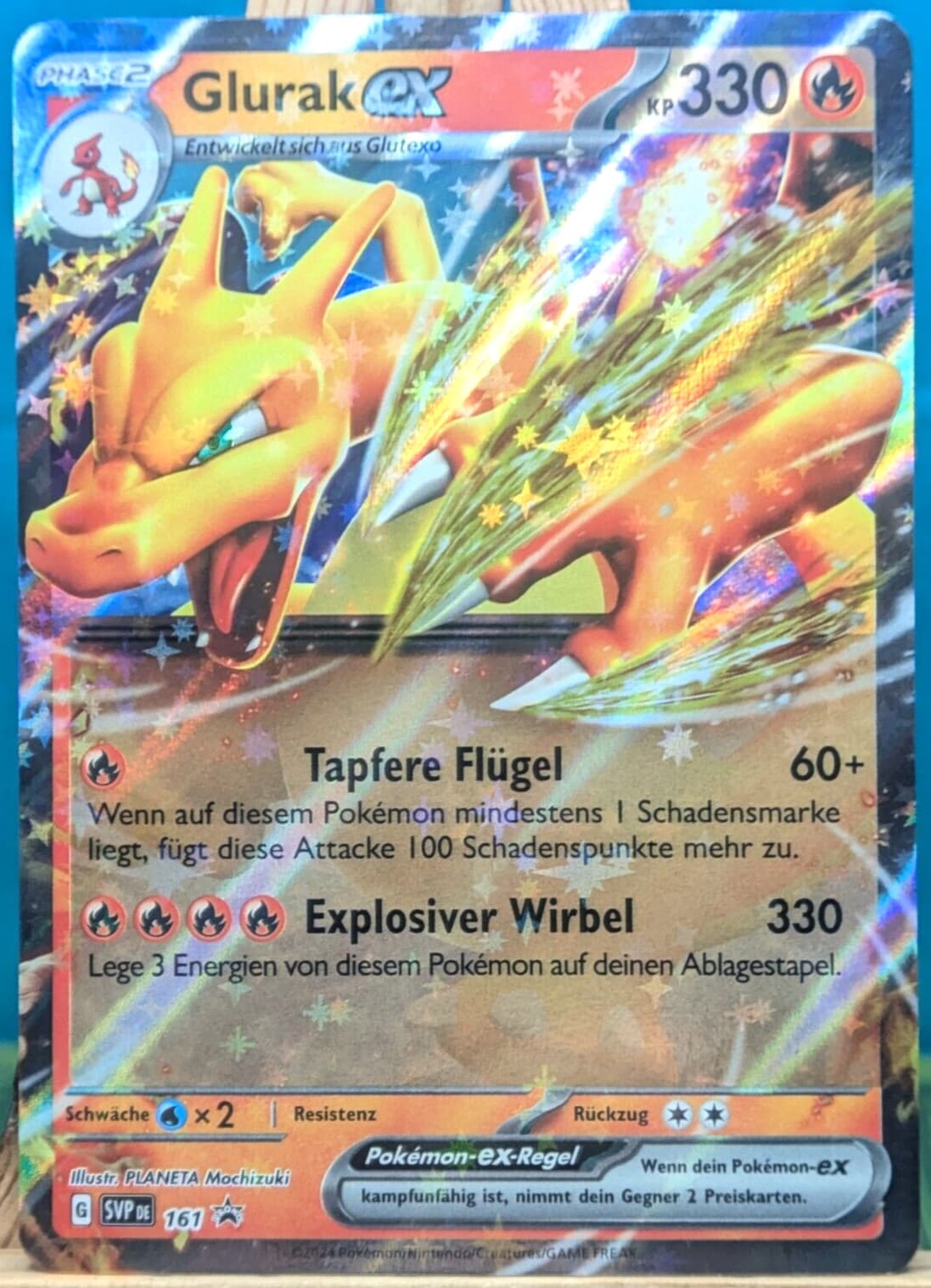 POKEMON - Black Star Promo - Glurak EX - SVP 161 - deutsch