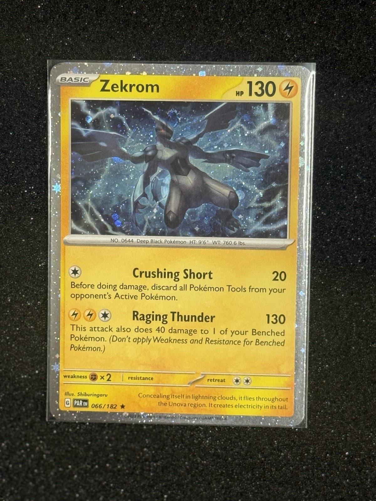 Zekrom 66/182 Paradox Rift Cosmos Promo - Pokémon TCG
