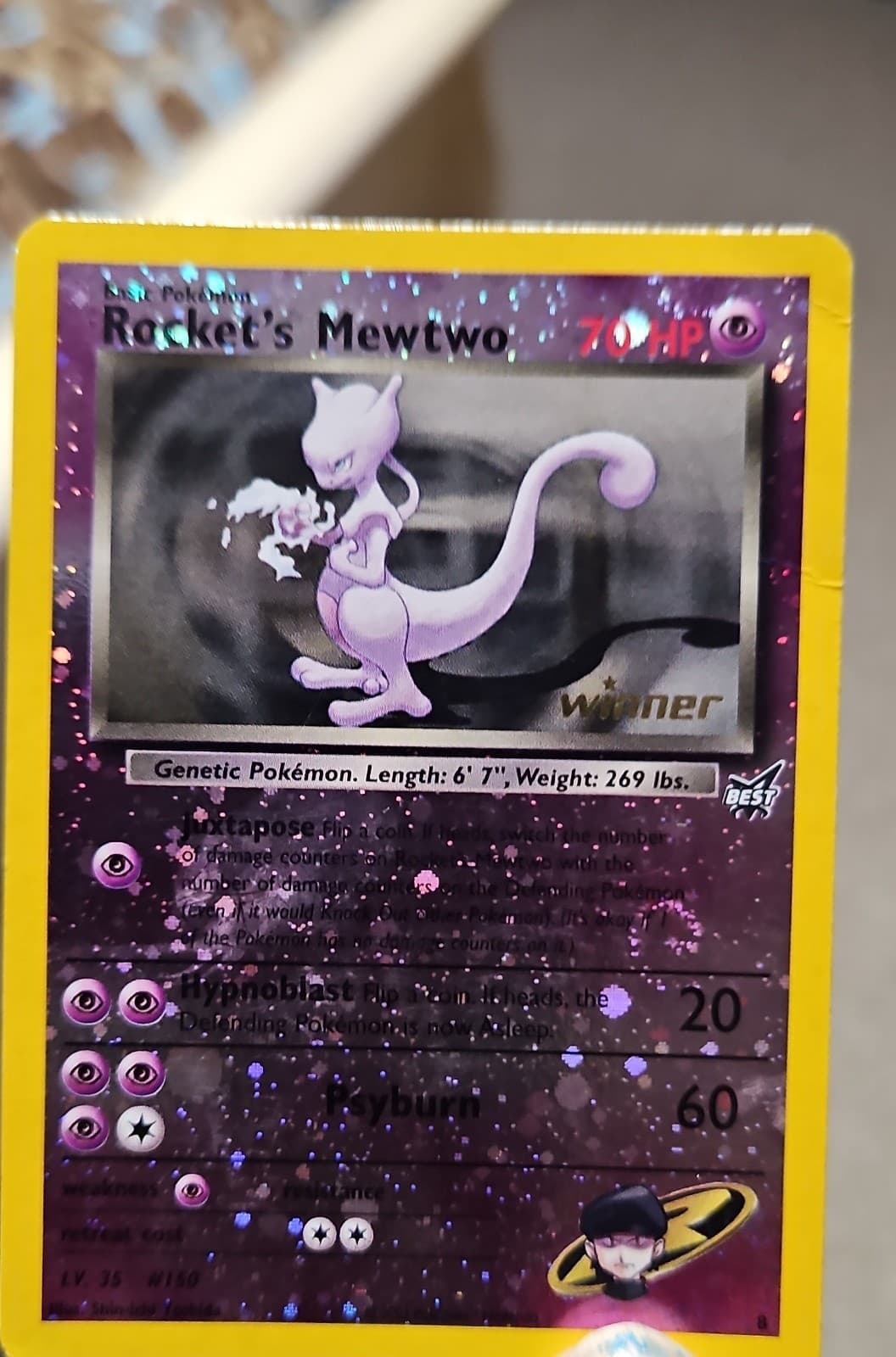 Rocket's Mewtwo - 8 [Winner] 008/009 Best of Reverse Holo