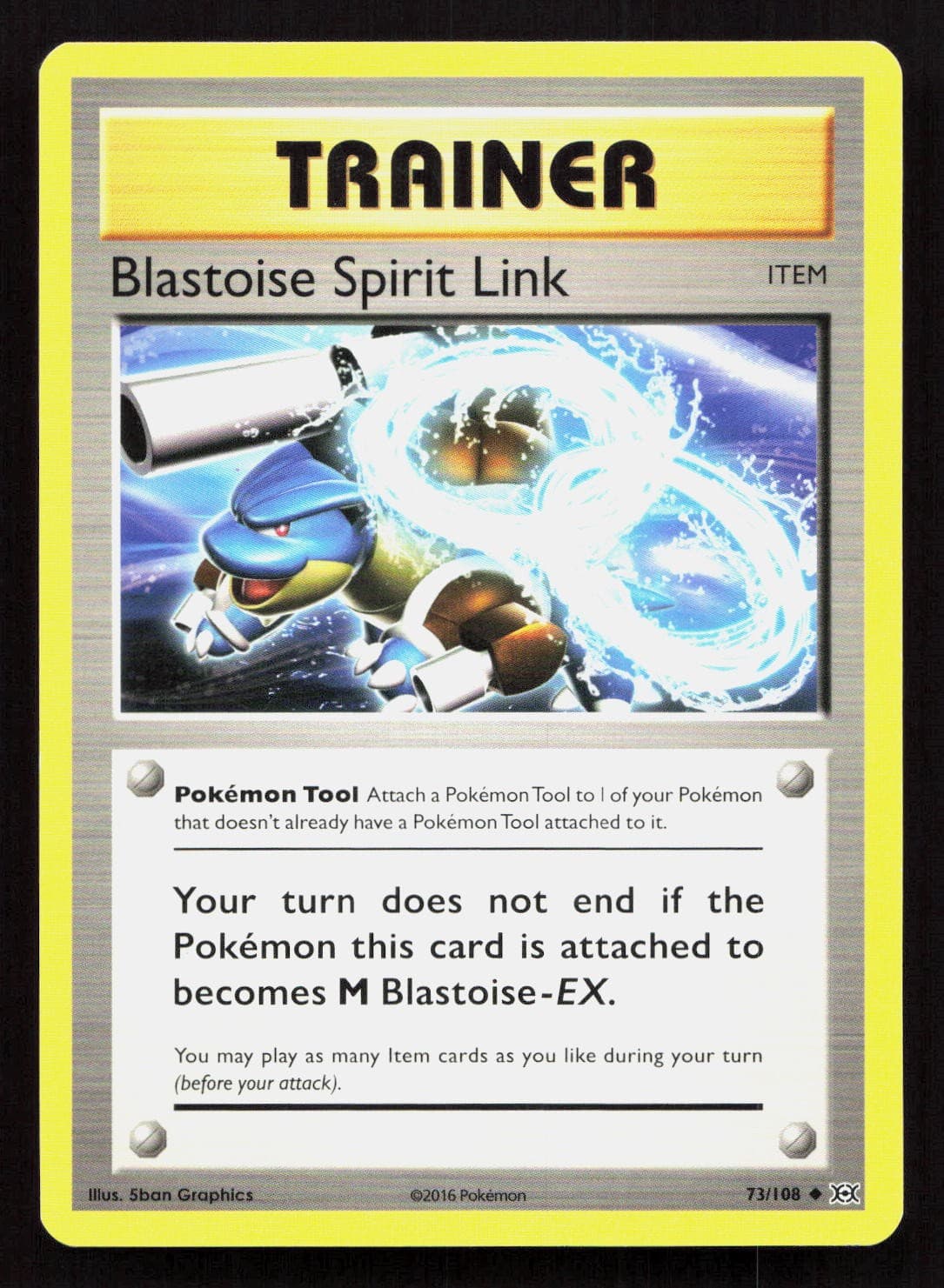BLASTOISE SPIRIT LINK 73/108 Pokemon EVOLUTIONS