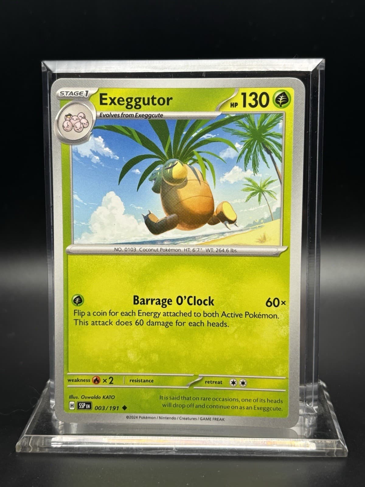 2024 Pokémon Surging Sparks - Exeggutor No. 3/191