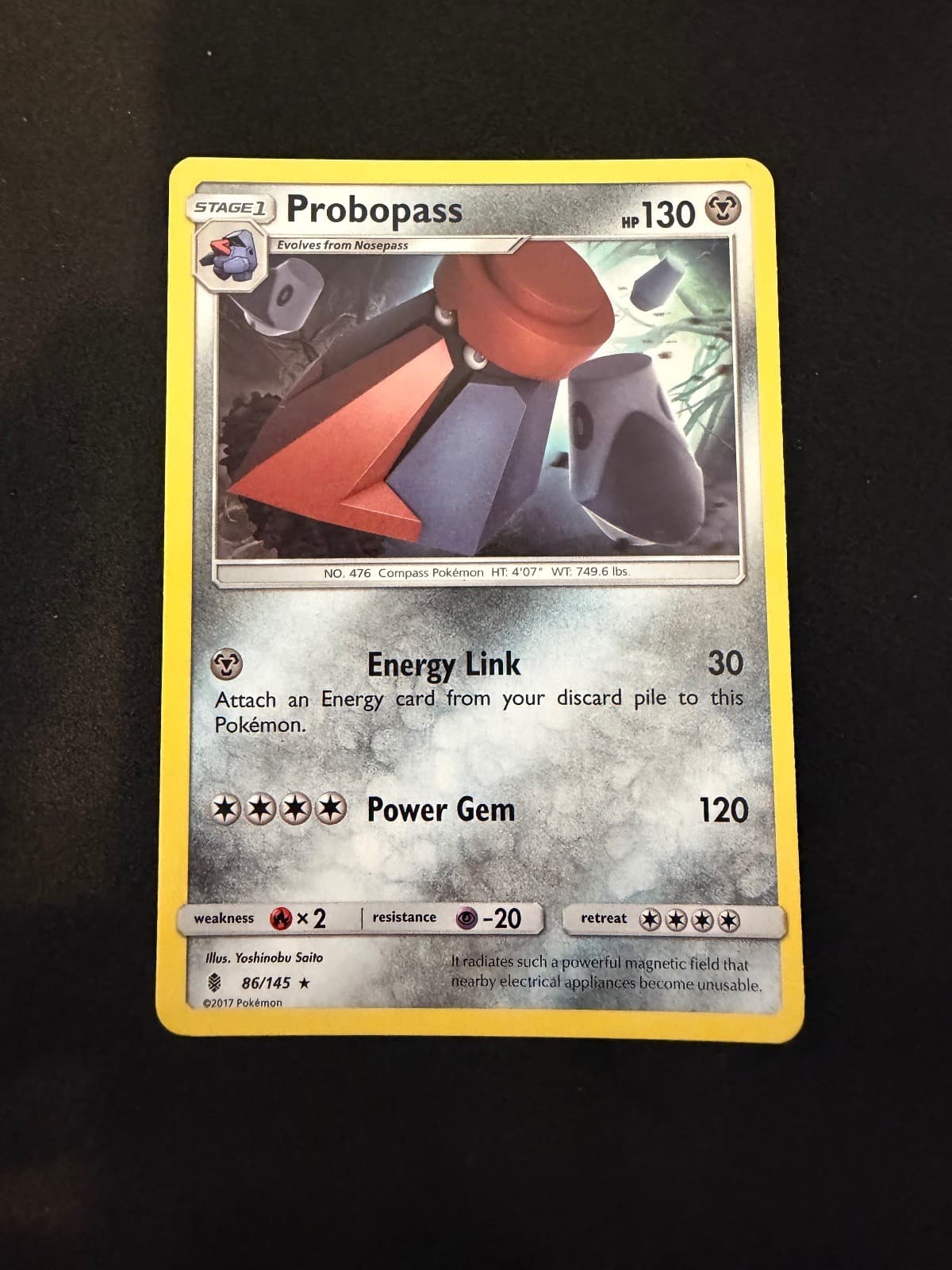 Probopass 86/145 Rare Guardians Rising Pokemon Near Mint