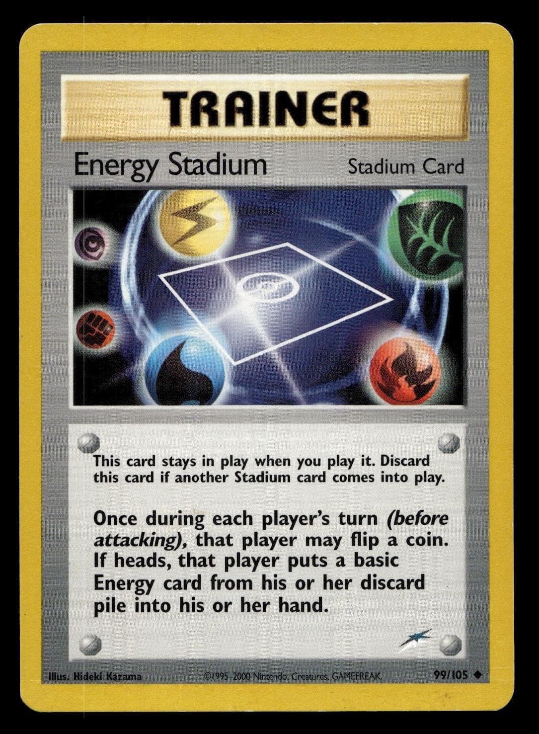 ENERGY STADIUM 99/105 UNCOMMON NEO DESTINY POKEMON LIGHTLY PLAYED
