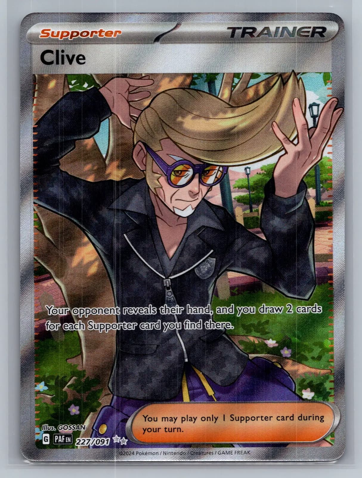 Clive #227/91 2024 Paldean Fates Pokemon TCG — photo 1 of 2