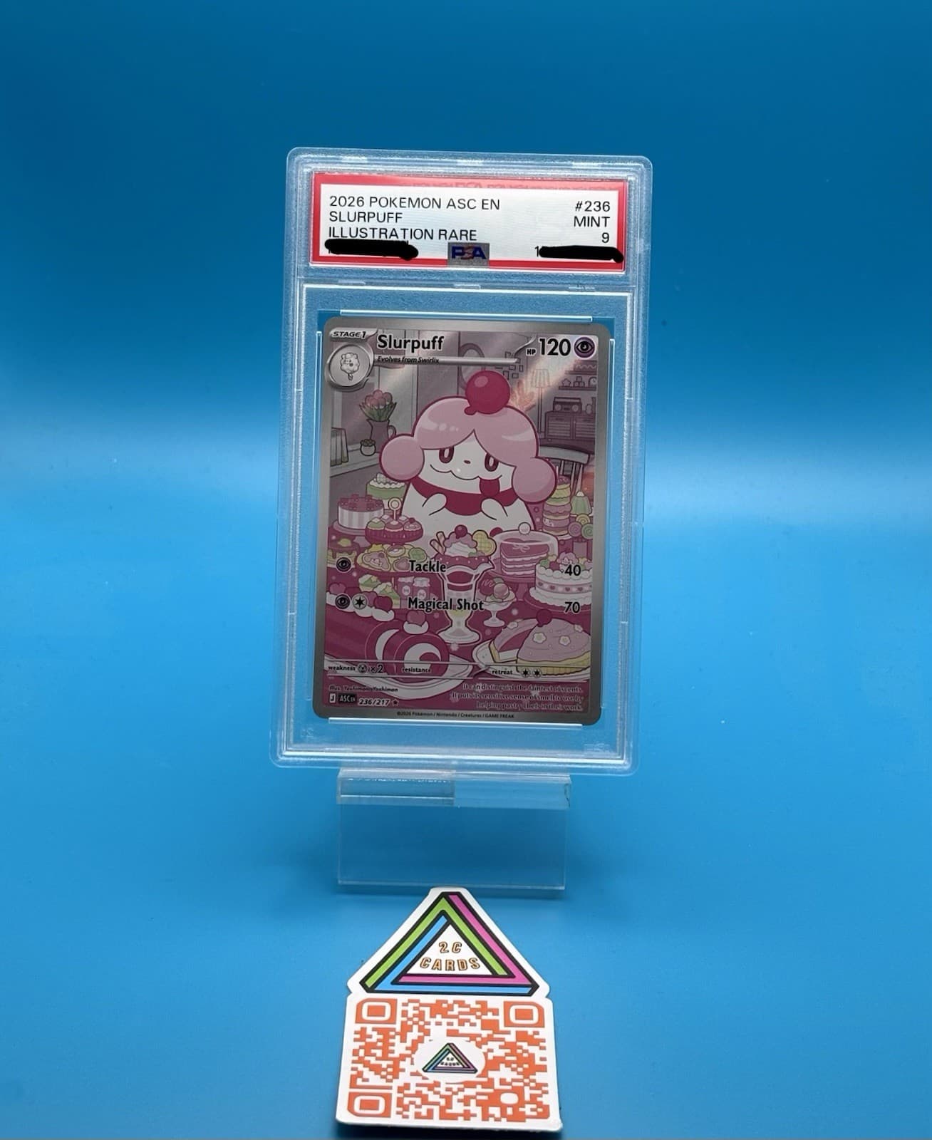 2026 Pokemon Ascended Heroes EN Slurpuff SIR #236 PSA 10