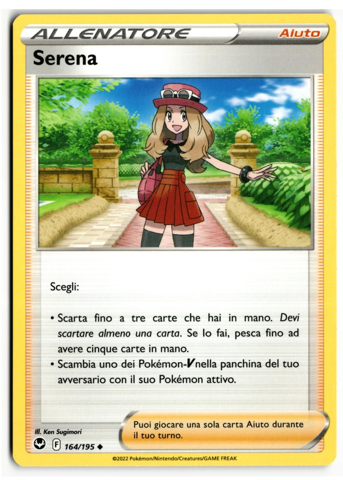 Pokémon Serena 164/195 Tempesta Argentata ITA Near Mint Non Comune SIT Italiano