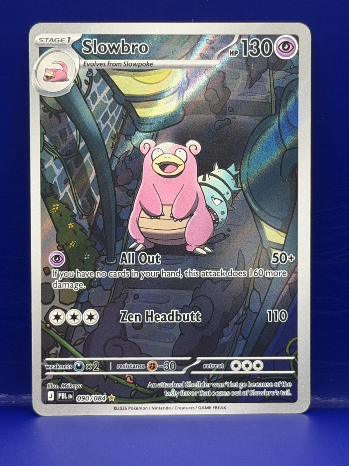 Slowbro 90/84 Illustration Rare Pitch Black