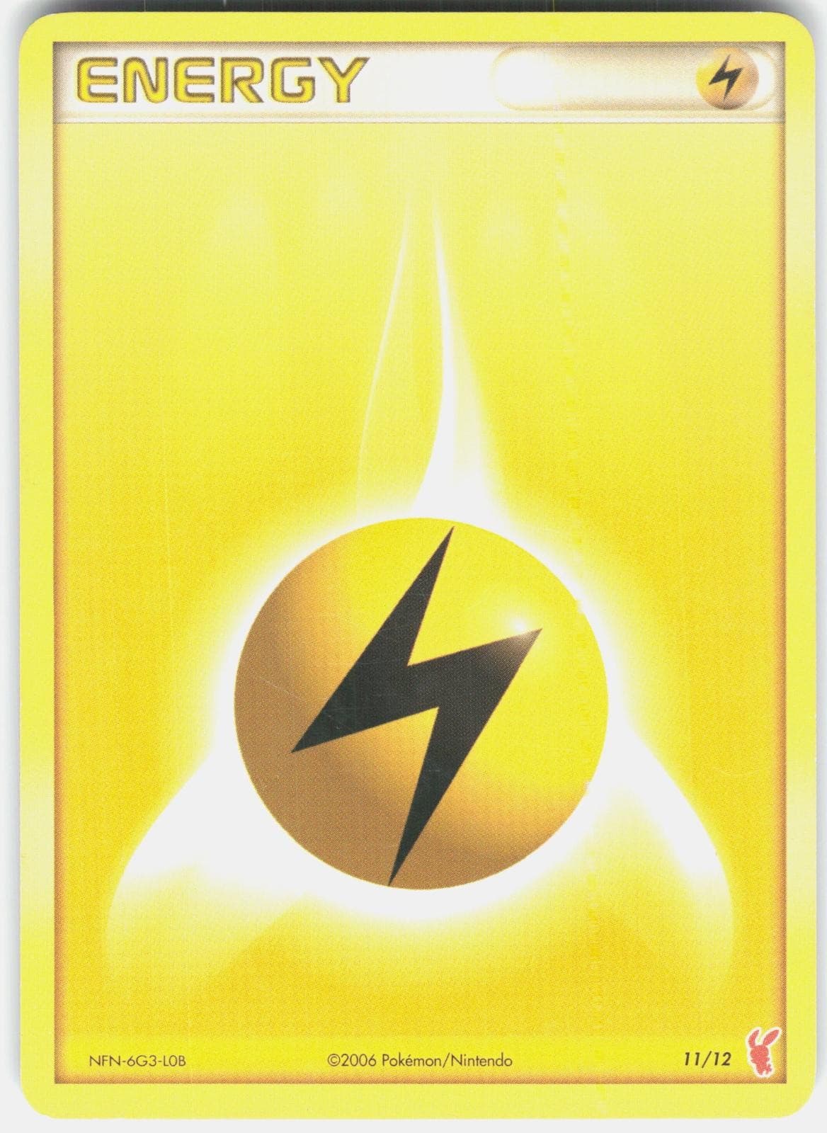 Lightning Energy 11/12 EX Trainer Kit 2 Plusle Pokemon Moderately Played