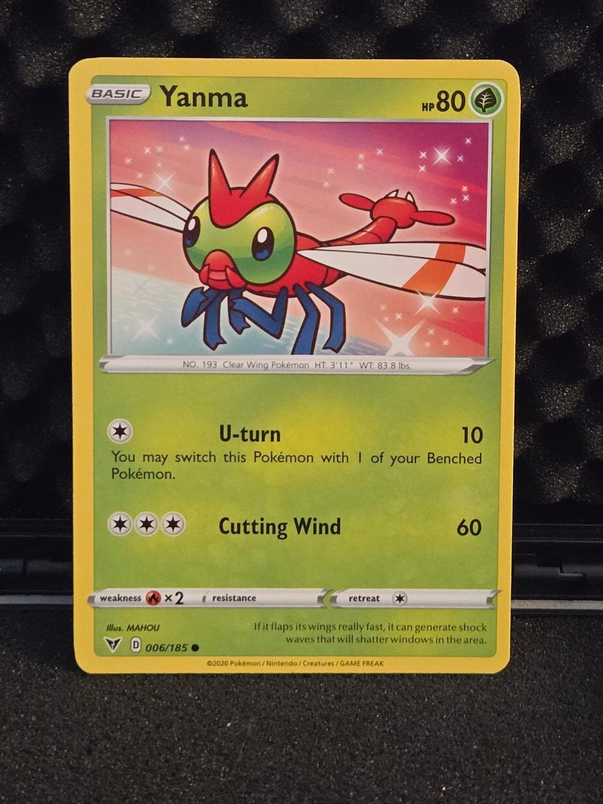 Yanma 006/185 Common Vivid Voltage Pokemon Lightly Played