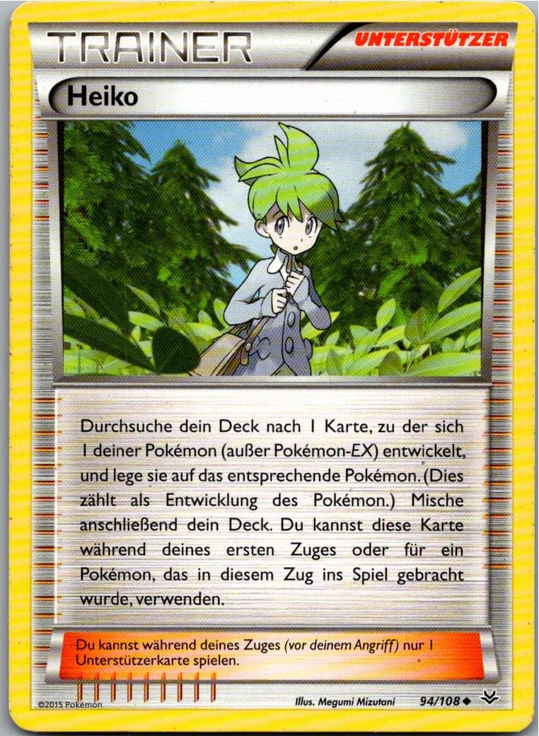 Pokemon Heiko 94/108 Drachenleuchten Deutsch