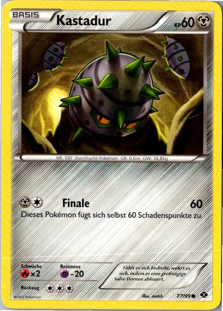 Pokemon Kastadur 77/99 Kommende Schicksale Deutsch