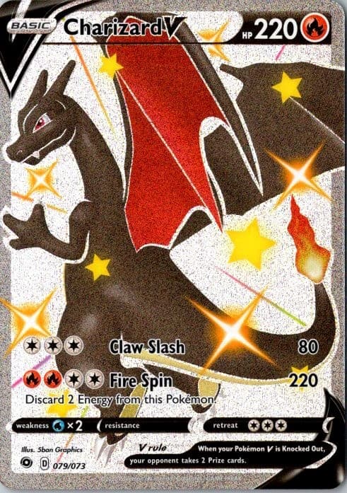 Charizard V – Champion’s Path 079/073 – Secret Rare Holo