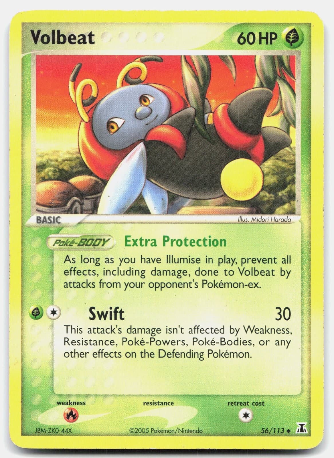 Pokemon Volbeat 56/113 Delta Species MP [2SZ2OZ]