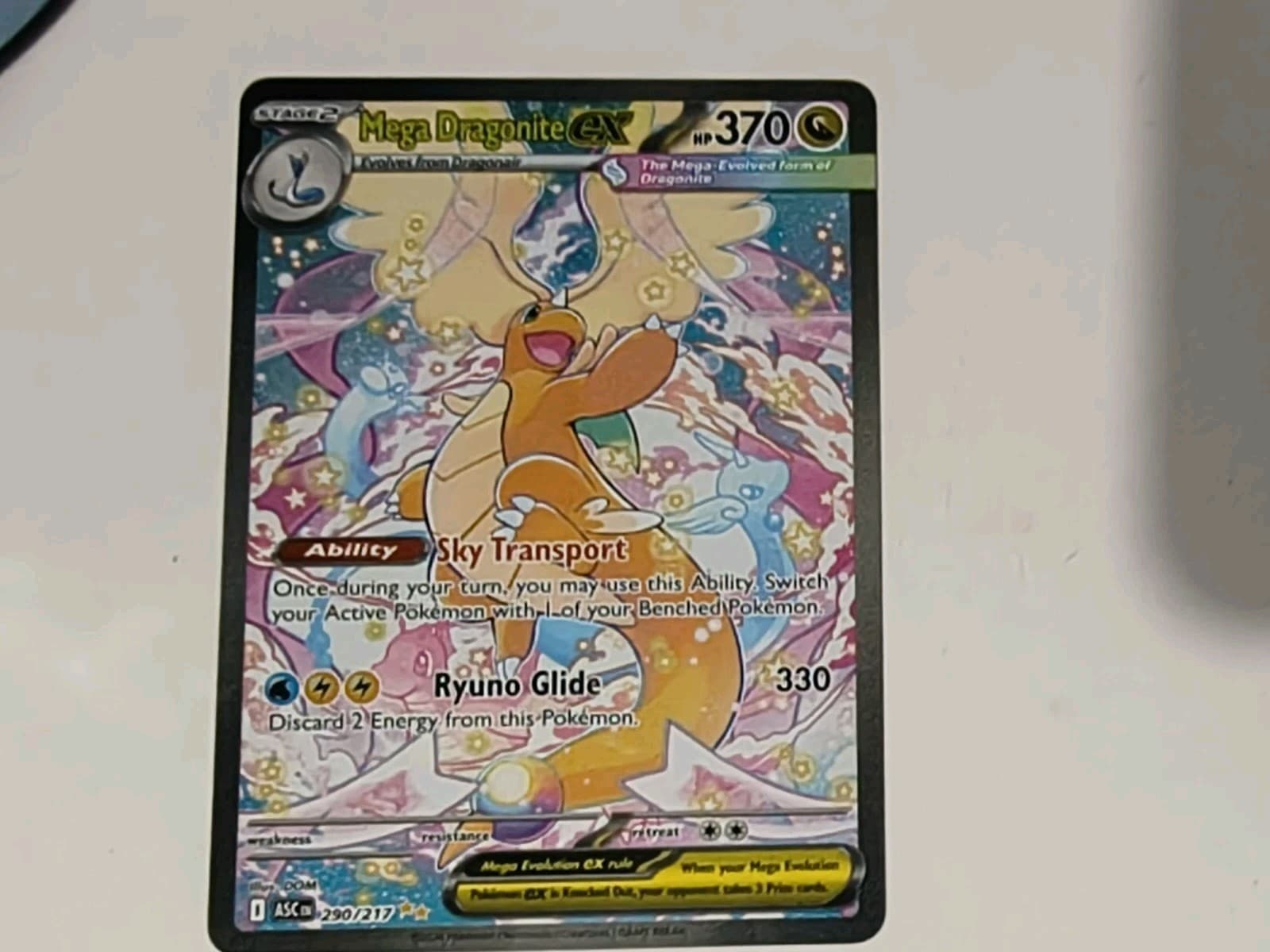 Mega Dragonite ex 290/217 SIR Ascended Heroes Pokemon English NM