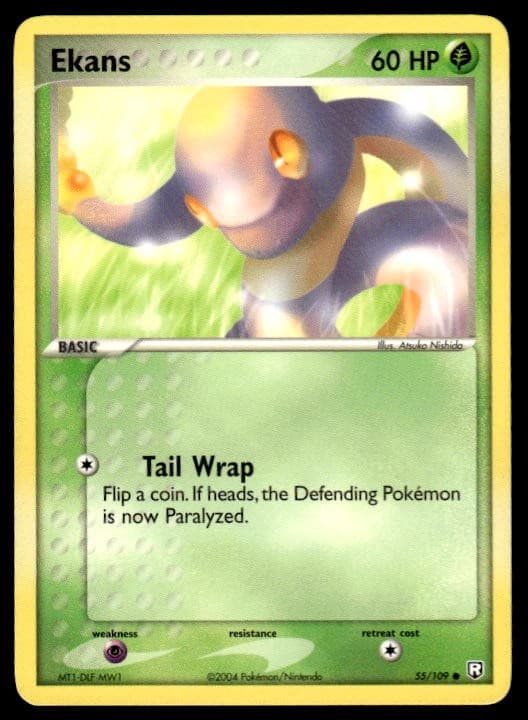 Pokemon Team Rocket Returns #55/109 Ekans Common Lightly played
