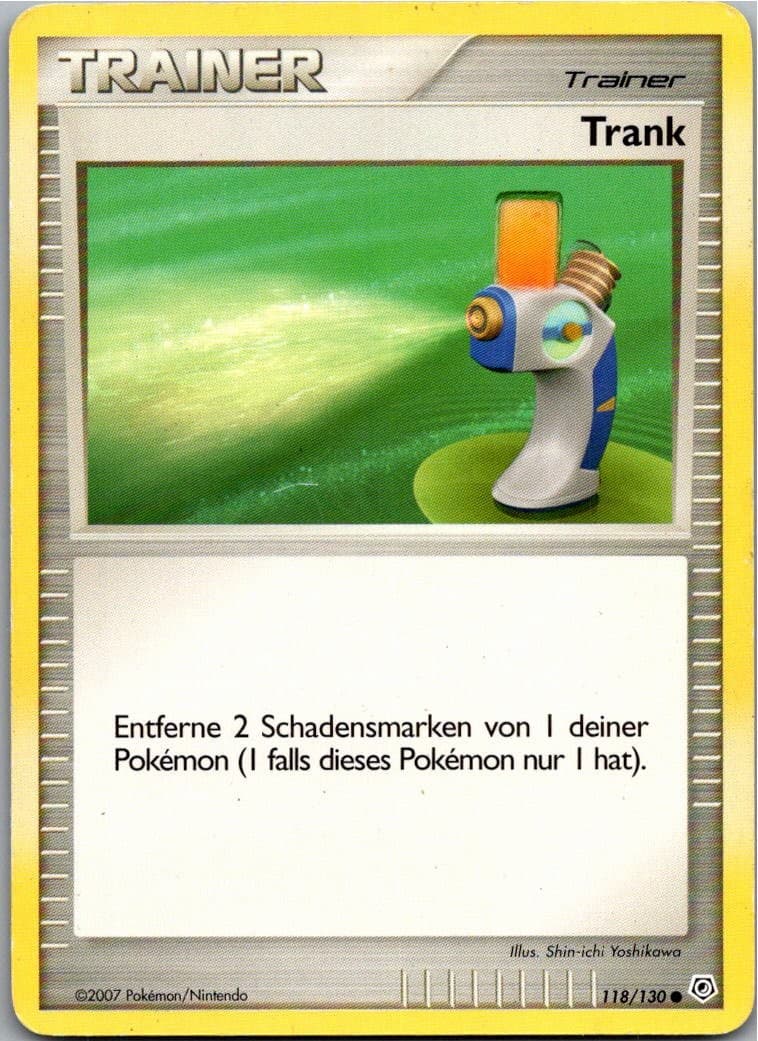 Pokemon Trank 118/130 Diamant & Perl Deutsch 2007 Karte