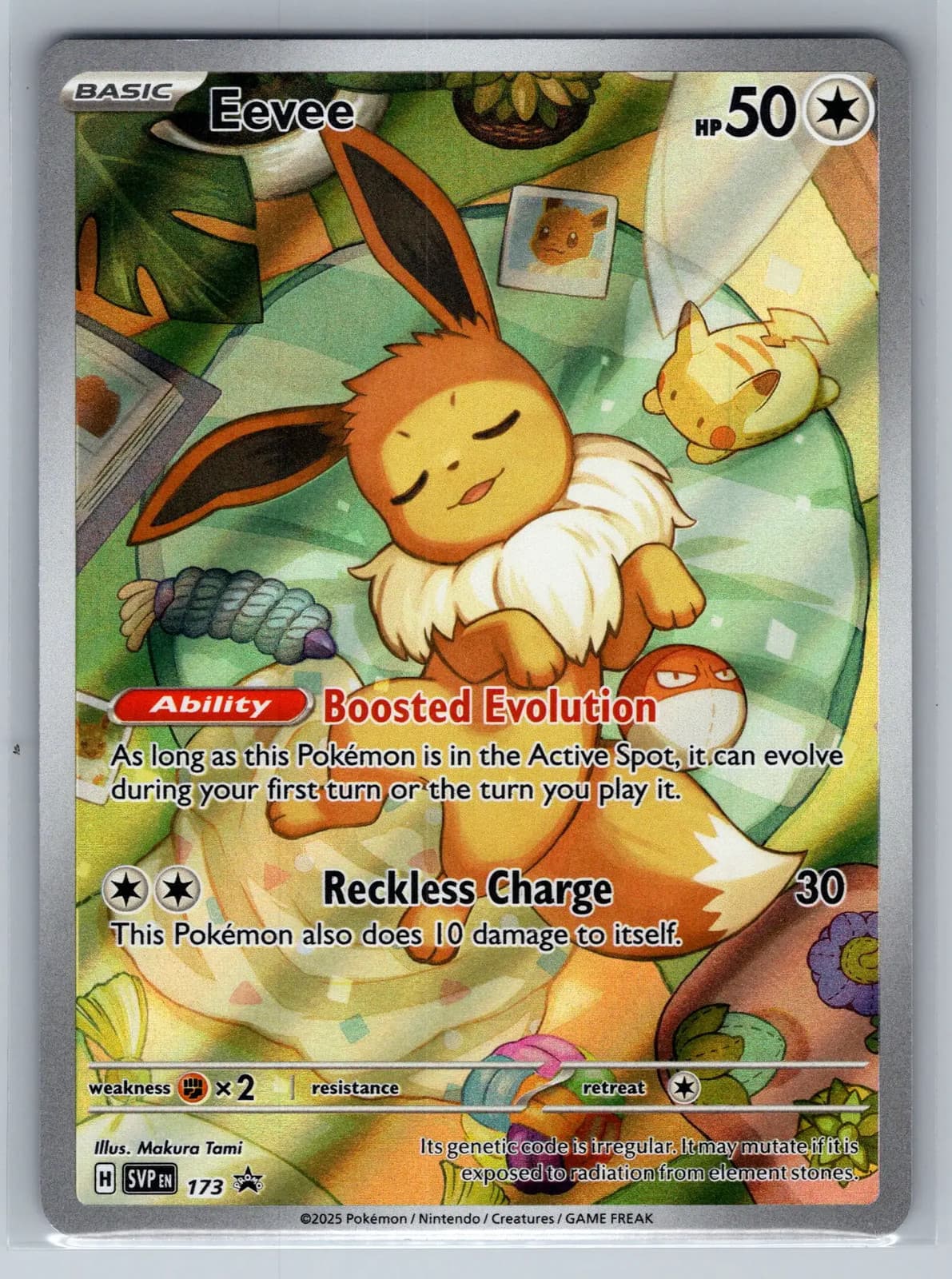 2025 Pokemon Scarlet & Violet Eevee #SVP EN 173 Black Star Promo — photo 1 of 2