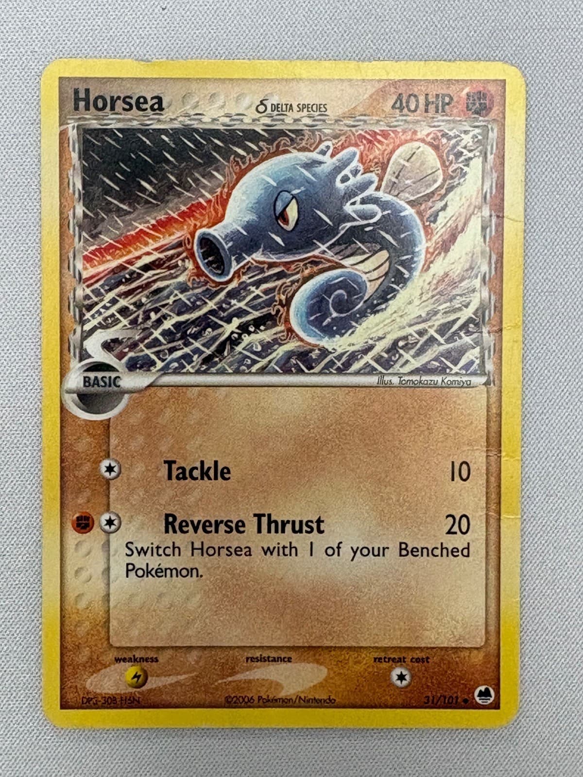 HORSEA Δ 31/101 UNCOMMON DRAGON FRONTIERS POKEMON HP