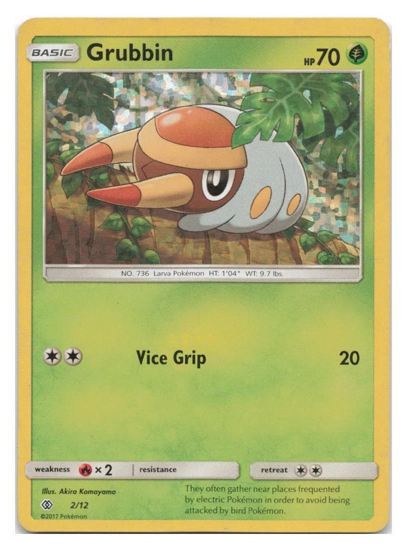 Grubbin 2/12 - Pokemon McDonalds Promos 2017