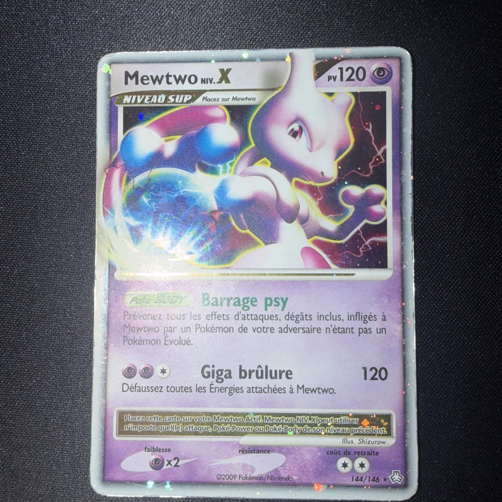 MEWTWO NIV X - POKÉMON 144/146 DIAMANT & PERLE ÉVEIL DES LEGENDES 🇫🇷 
