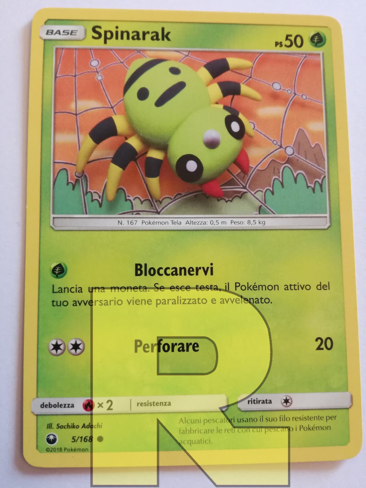 Spinarak ® Tempesta Astrale 5/168 ® Comune ® Pokemon ® Italiano
