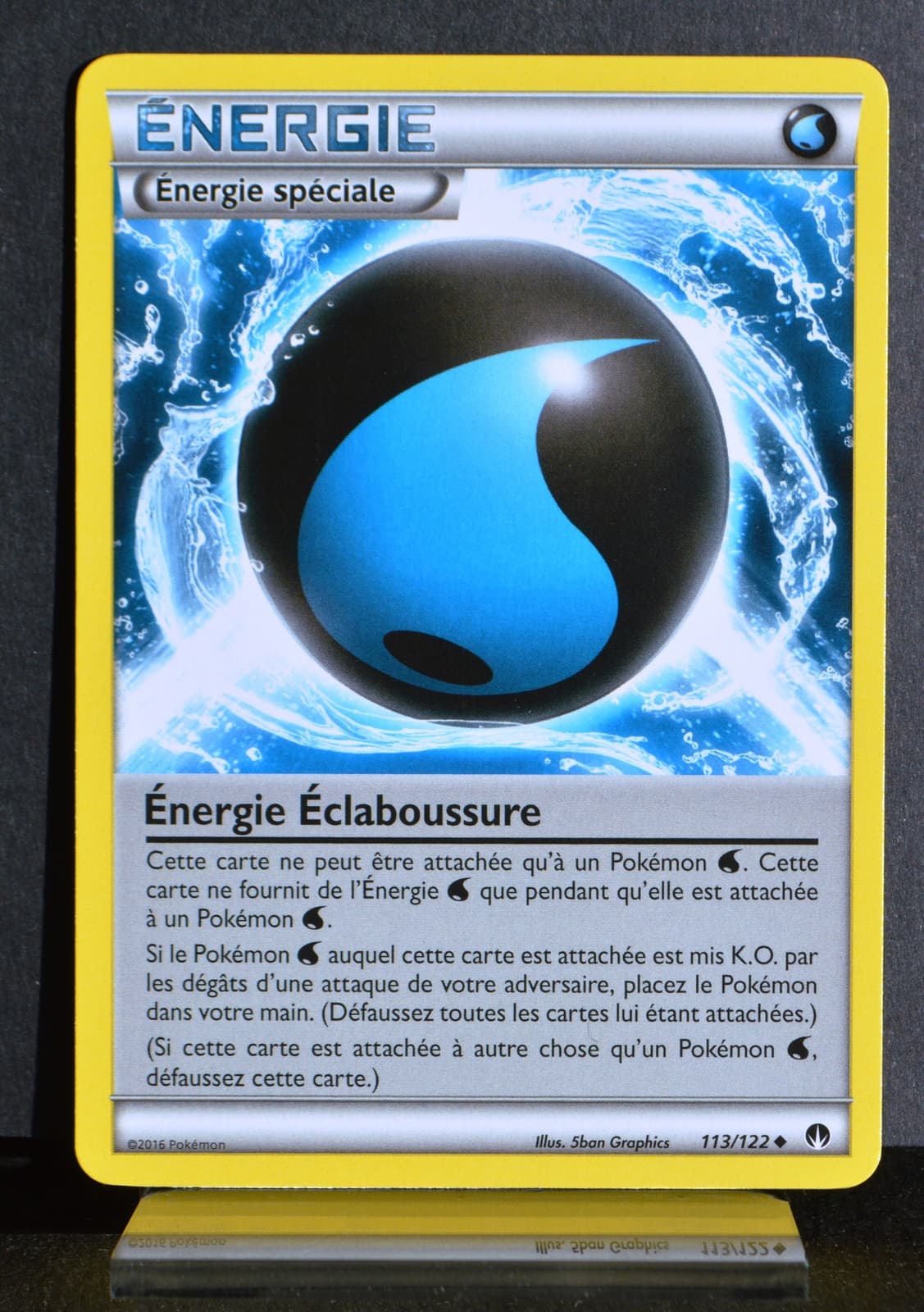 carte Pokémon 113/122 Energie Eclaboussure XY09 - Rupture Turbo NEUF FR