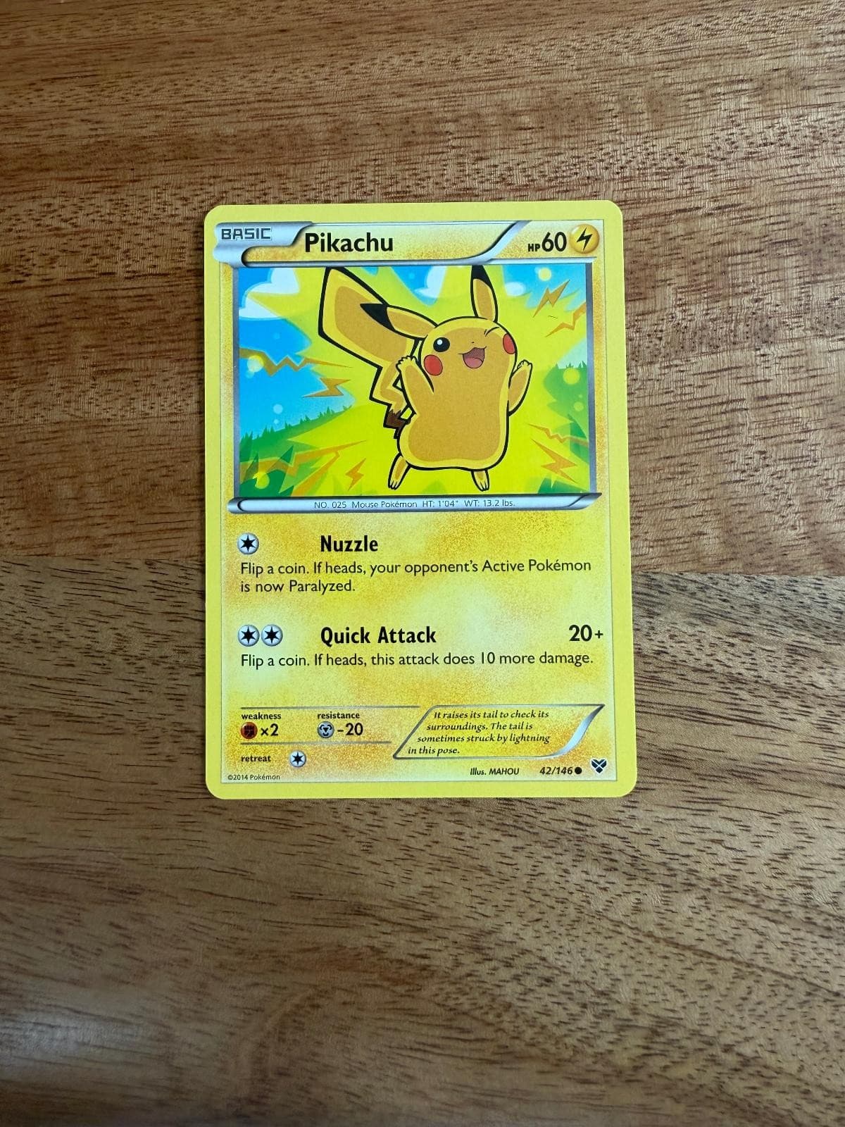 Pikachu 42/146 Common XY Pokemon LP