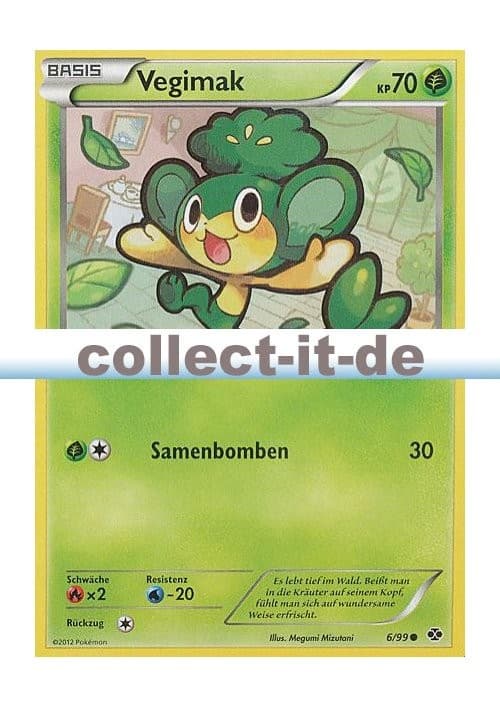 Pokemon Schwarz&Weiss - Kommende Schicksale 6/99 - Vegimak Deutsch