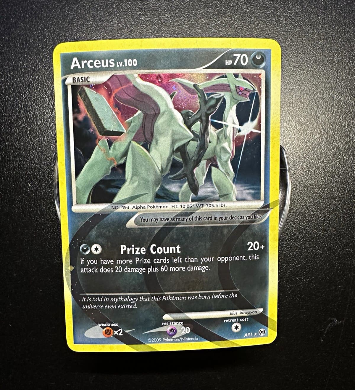 Pokemon TCG Arceus AR1 HP Arceus Holo Rare