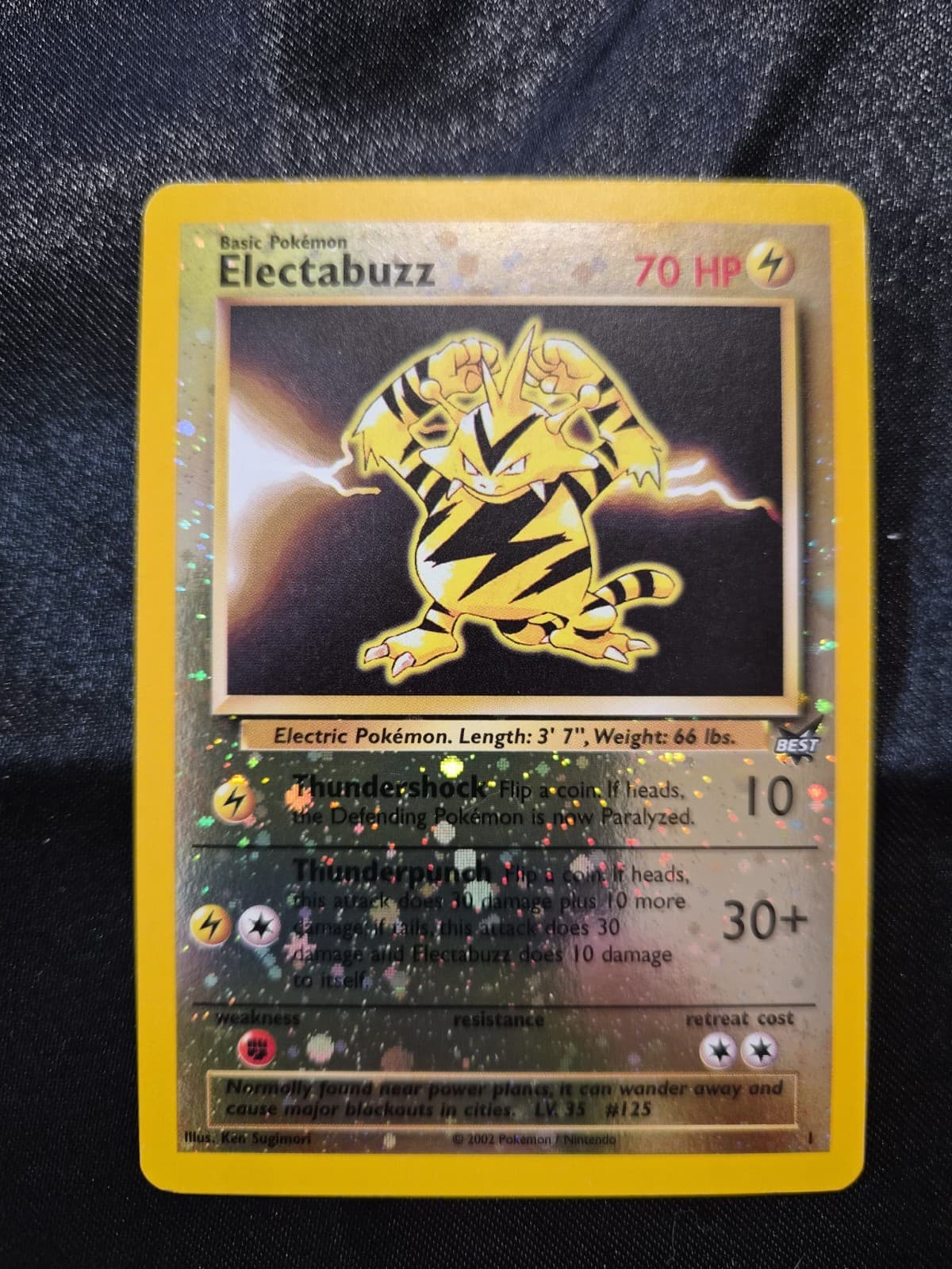 Pokemon Electabuzz - 01/009 Best of Reverse Holo