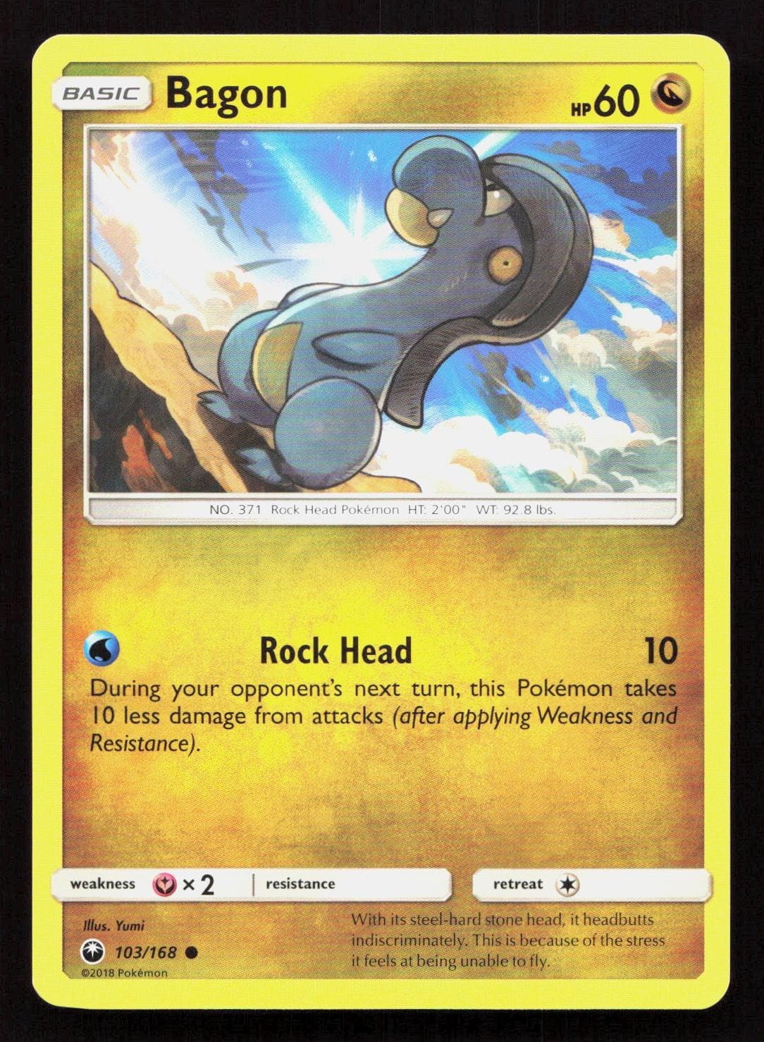 BAGON 103/168 Pokemon CELESTIAL STORM