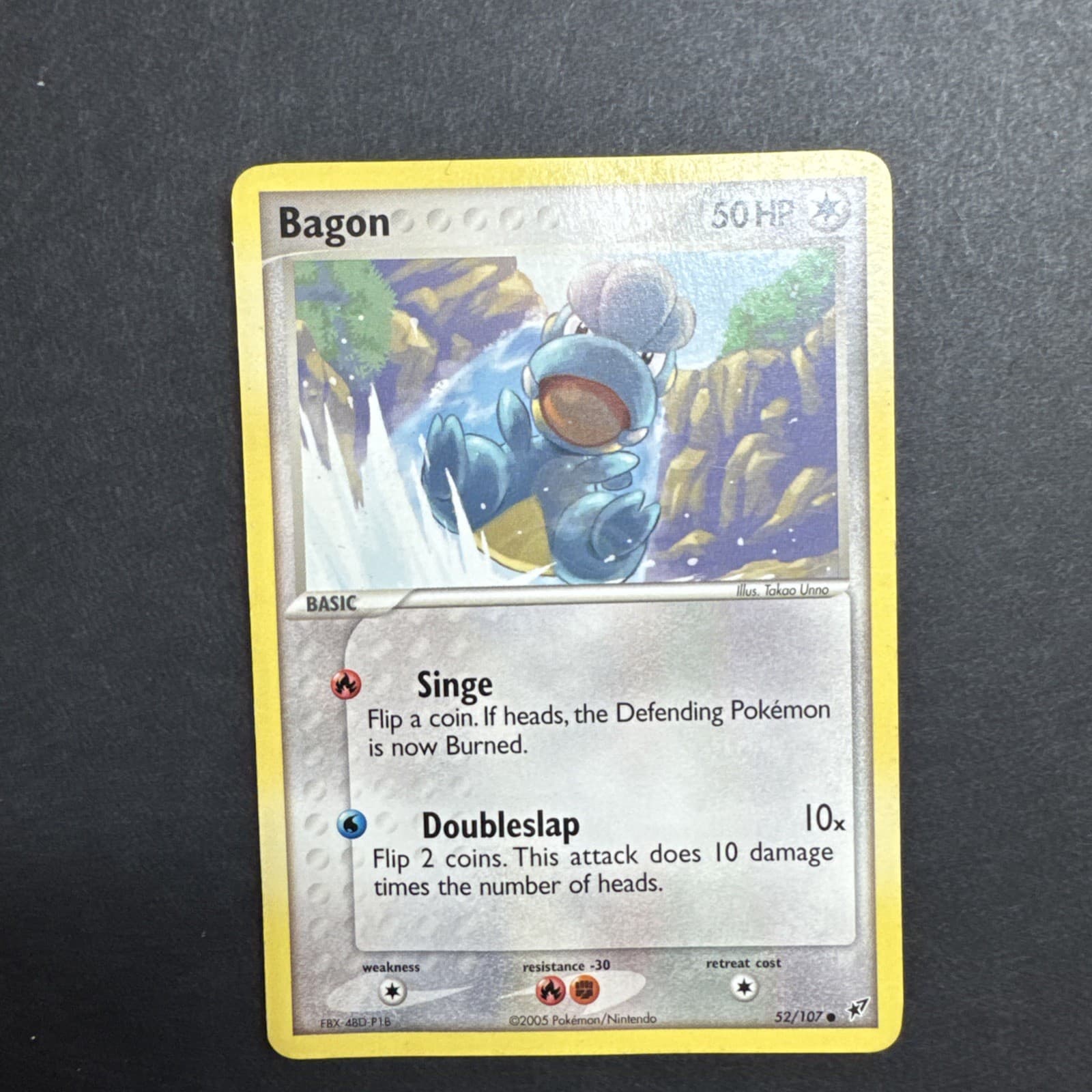 Bagon - Deoxys 52/107 Common Non-Holo Pokemon TCG