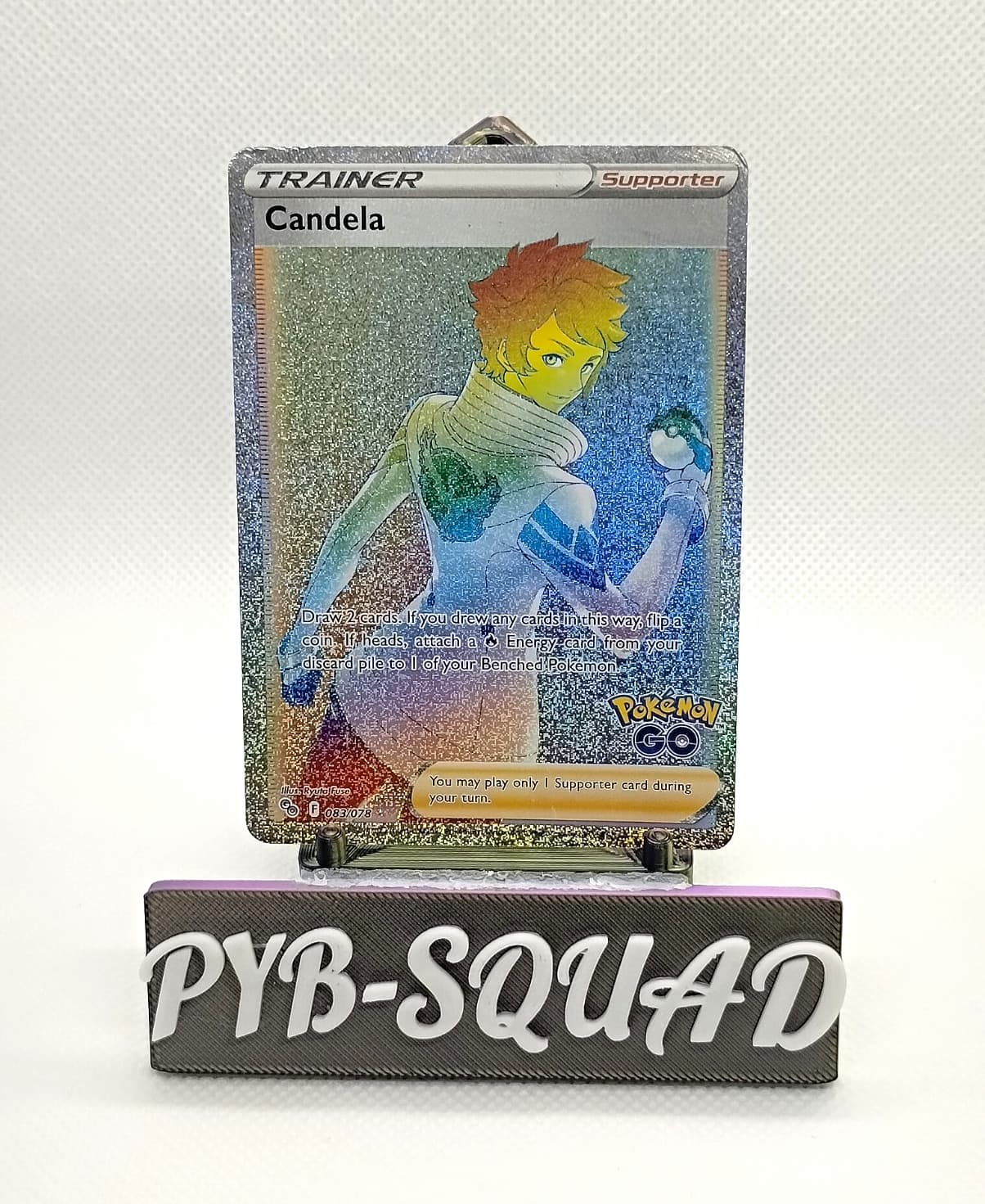 Candela 083/078 Pokemon GO Secret Rare Full Art Holo Trainer Pokemon TCG