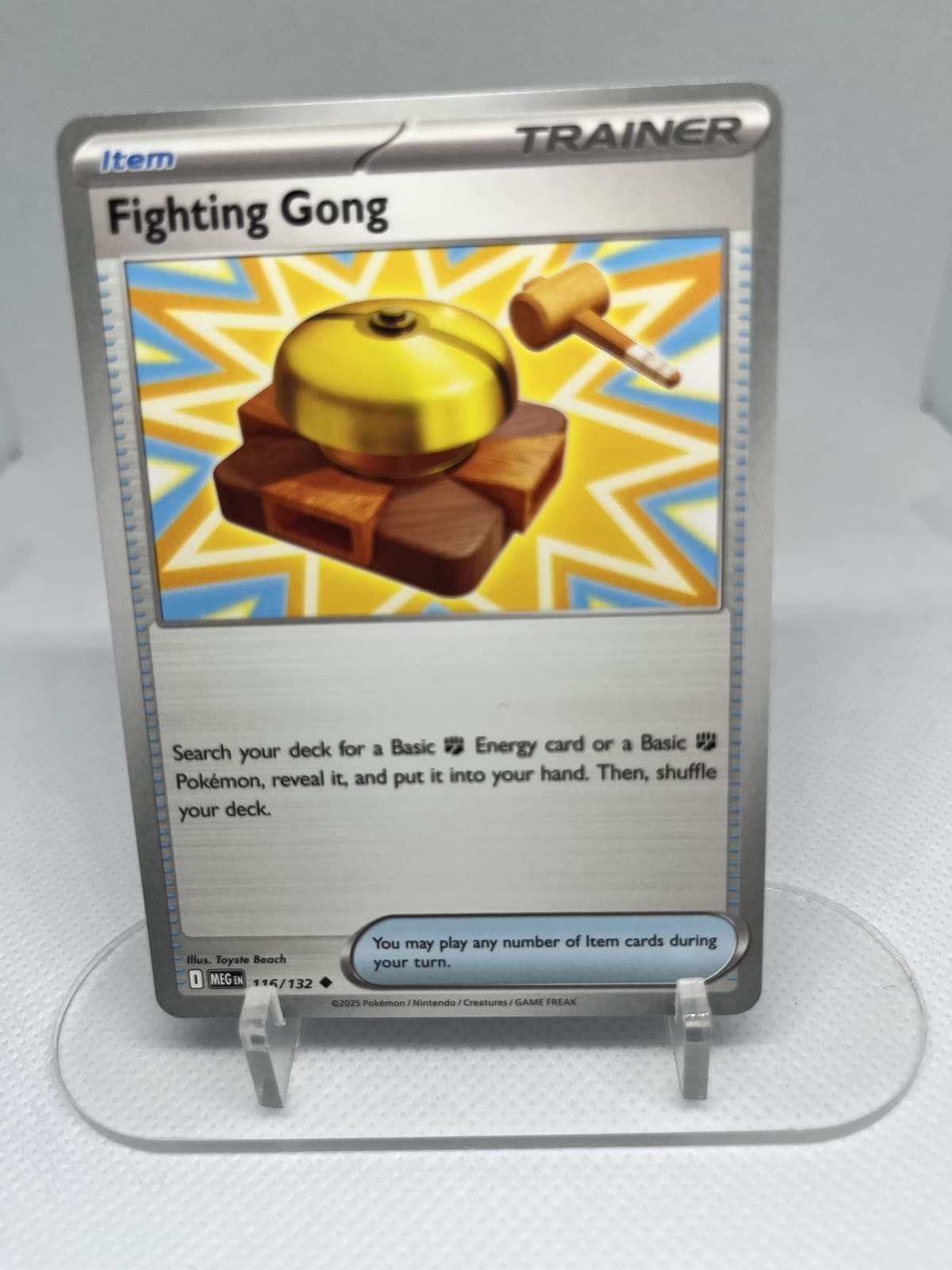 Fighting Gong - 116/132 116/132 Uncommon ME01: Mega Evolution Pokemon Near Mint