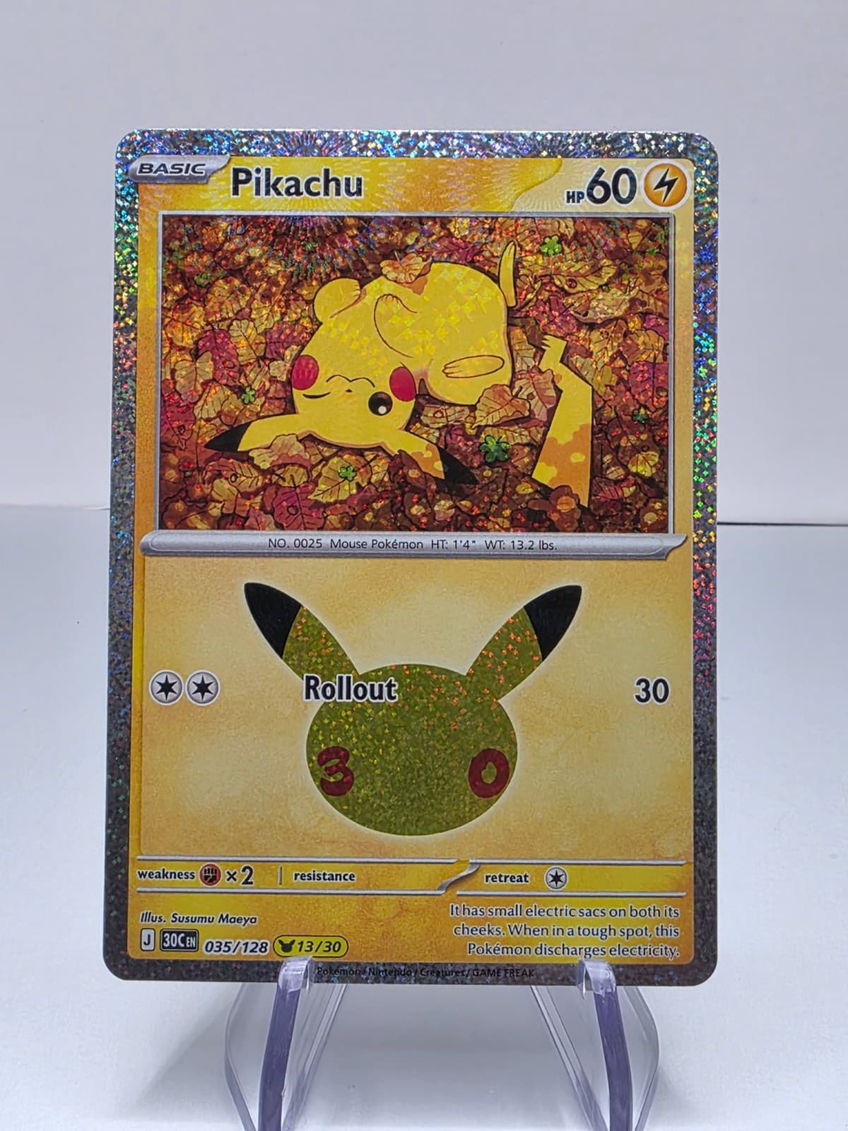 Pokemon 30th Celebration Pikachu 35/128 (13/30)