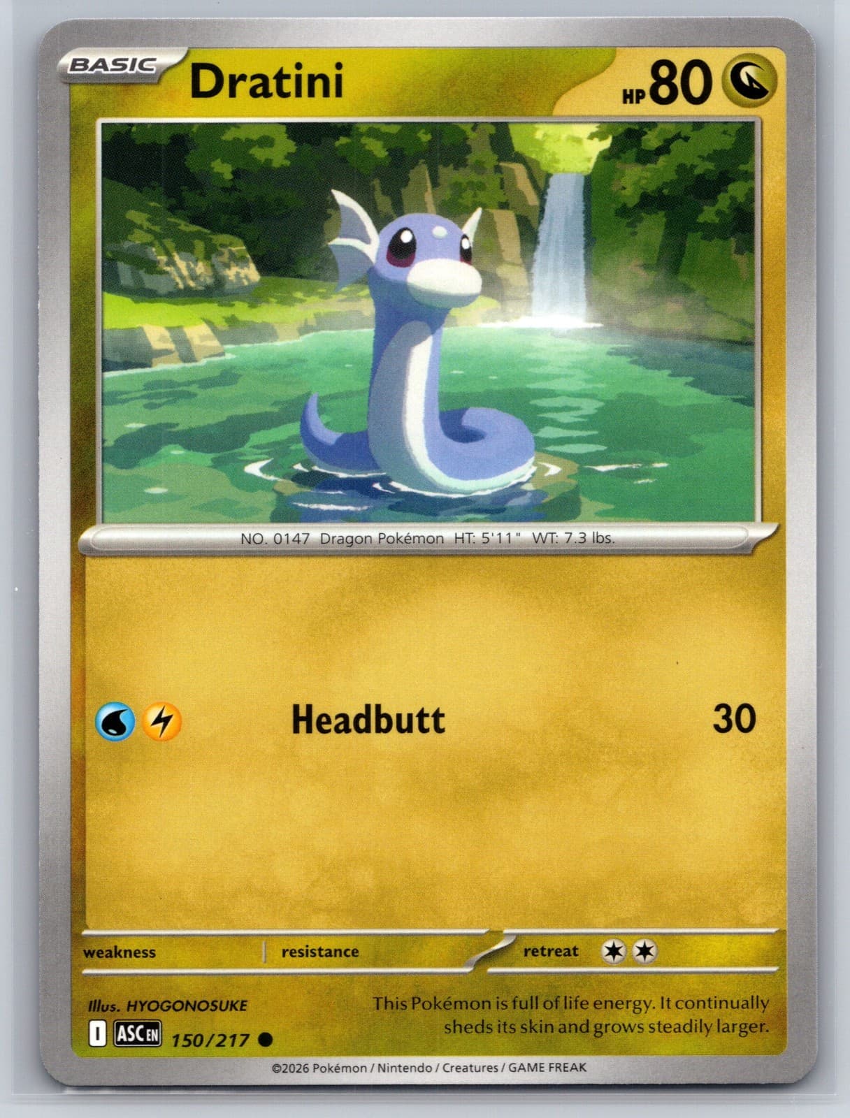 Dratini Pokemon ME: Ascended Heroes #150/217