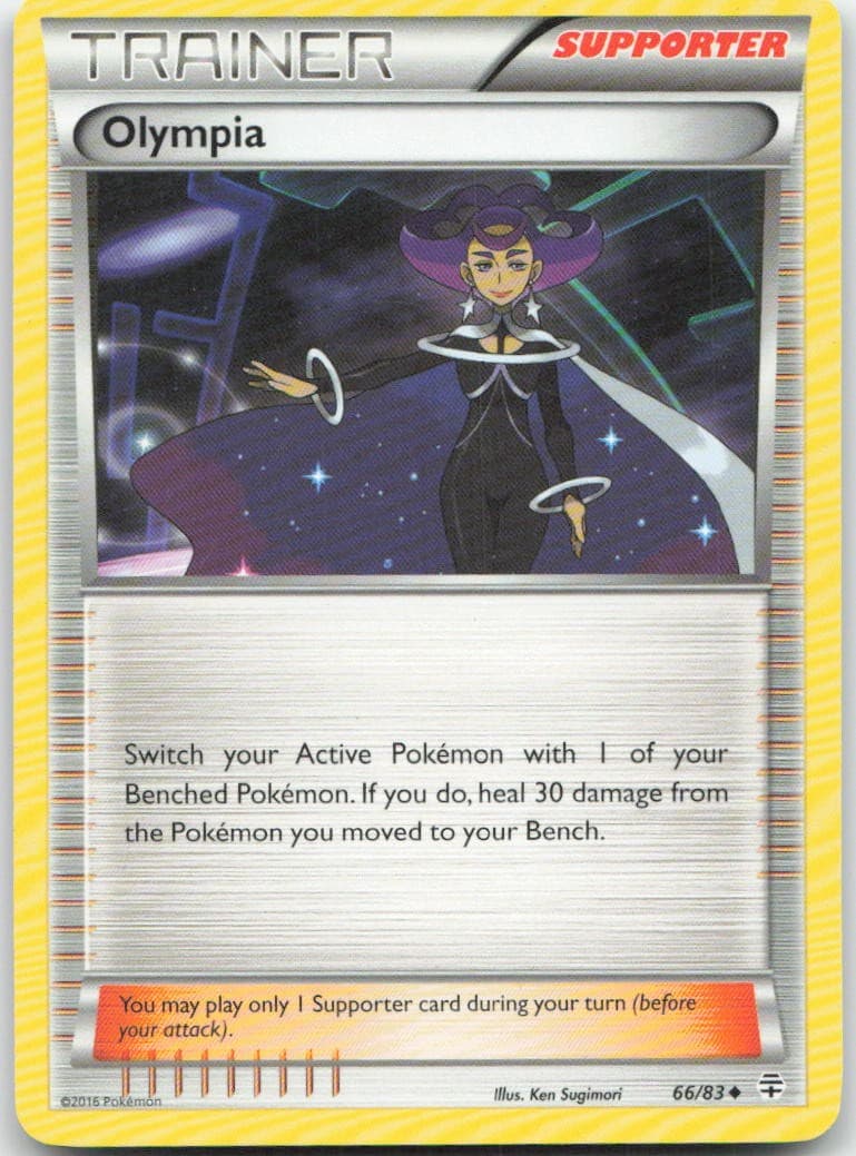 Olympia 66/83 Uncommon Generations Pokemon Moderately Played