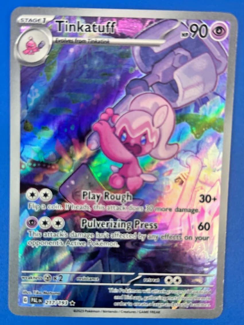 Tinkatuff 217/193 Sv02: Paldea Evolved Holo Scarlet and Violet Pokemon TCG